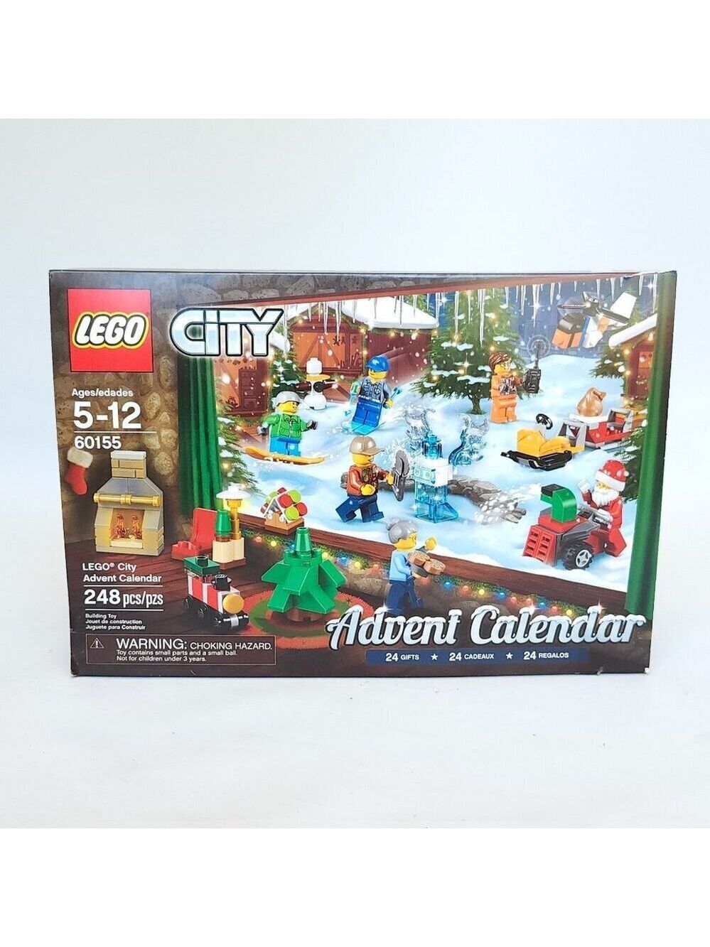 LEGO City Advent Calendar 60155 Building Kit (248 Piece) BNIP Sealed 2017